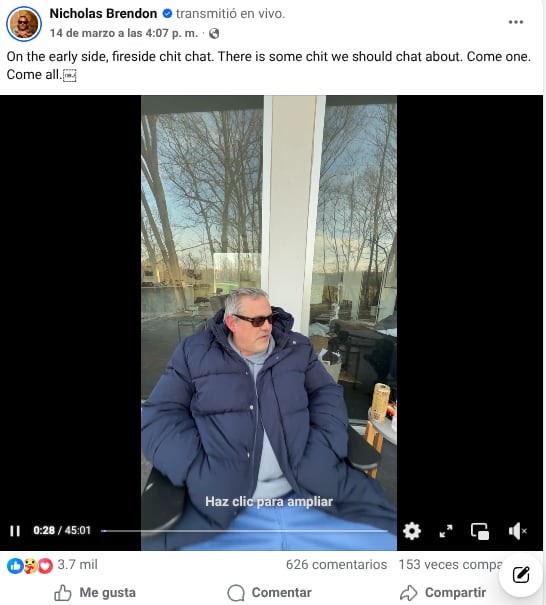 Facebook: Nicholas Brendon