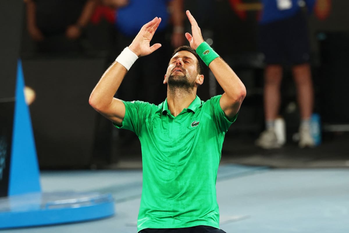 Djokovic vence a Sinner y enfrentará a Alcaraz por el título del Abierto de Australia
