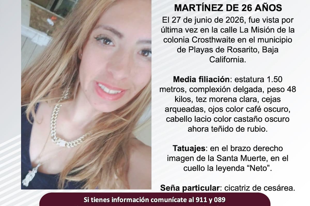 Se busca Evelyn Michelle Castillo Martínez de 26 años de edad