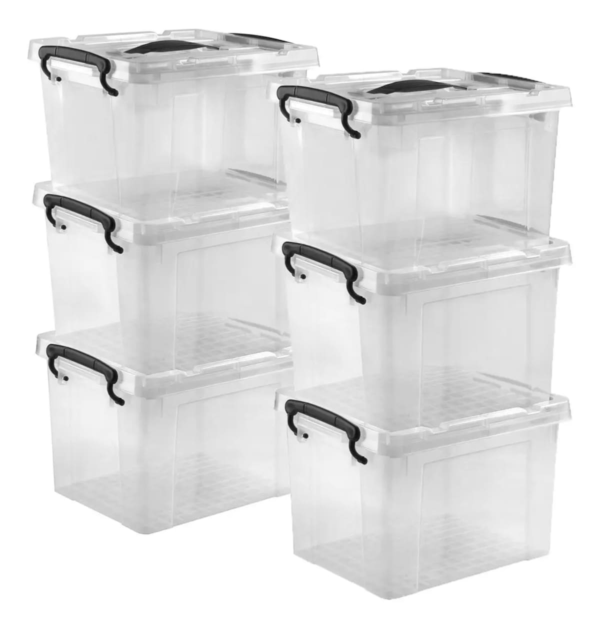 Set de cajas de almacenamiento de 6 litros. | Mercado Libre