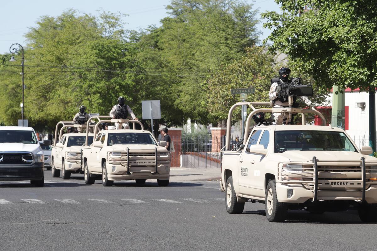 Llegan hoy 800 militares para reducir índice delictivo en Sonora