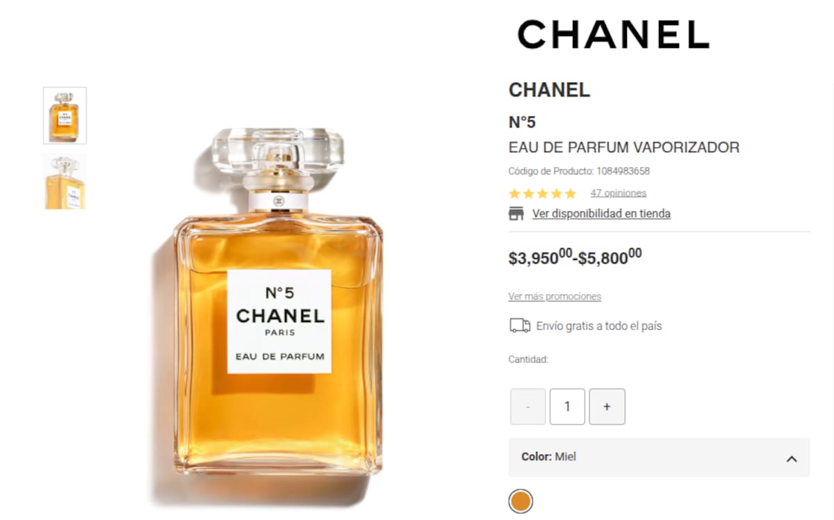 CHANEL N°5. Foto: Liverpool