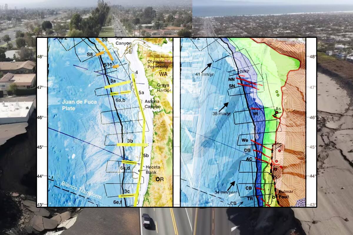 Megaterremoto ‘The Big One’: Crean mapa de su posible impacto con tsunamis, según Science Advances