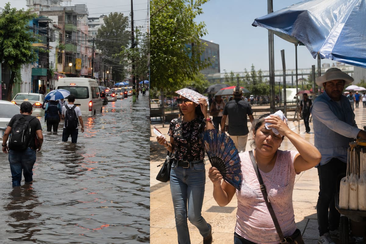 Aunque en algunas partes habrá lluvias torrenciales y posible ciclón, en otras regiones de México hará calor extremo, alerta la Conagua y el SMN