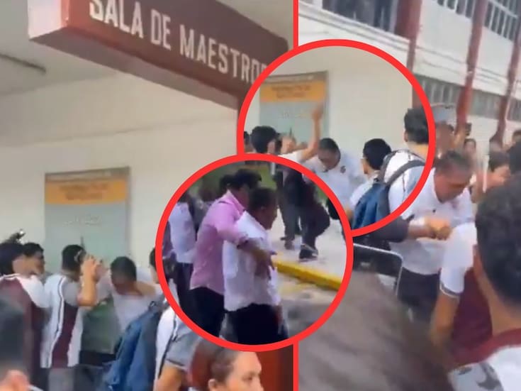 Estudiantes del Cetis 78 en Altamira golpean a director por presuntas acusaciones de acoso sexual
