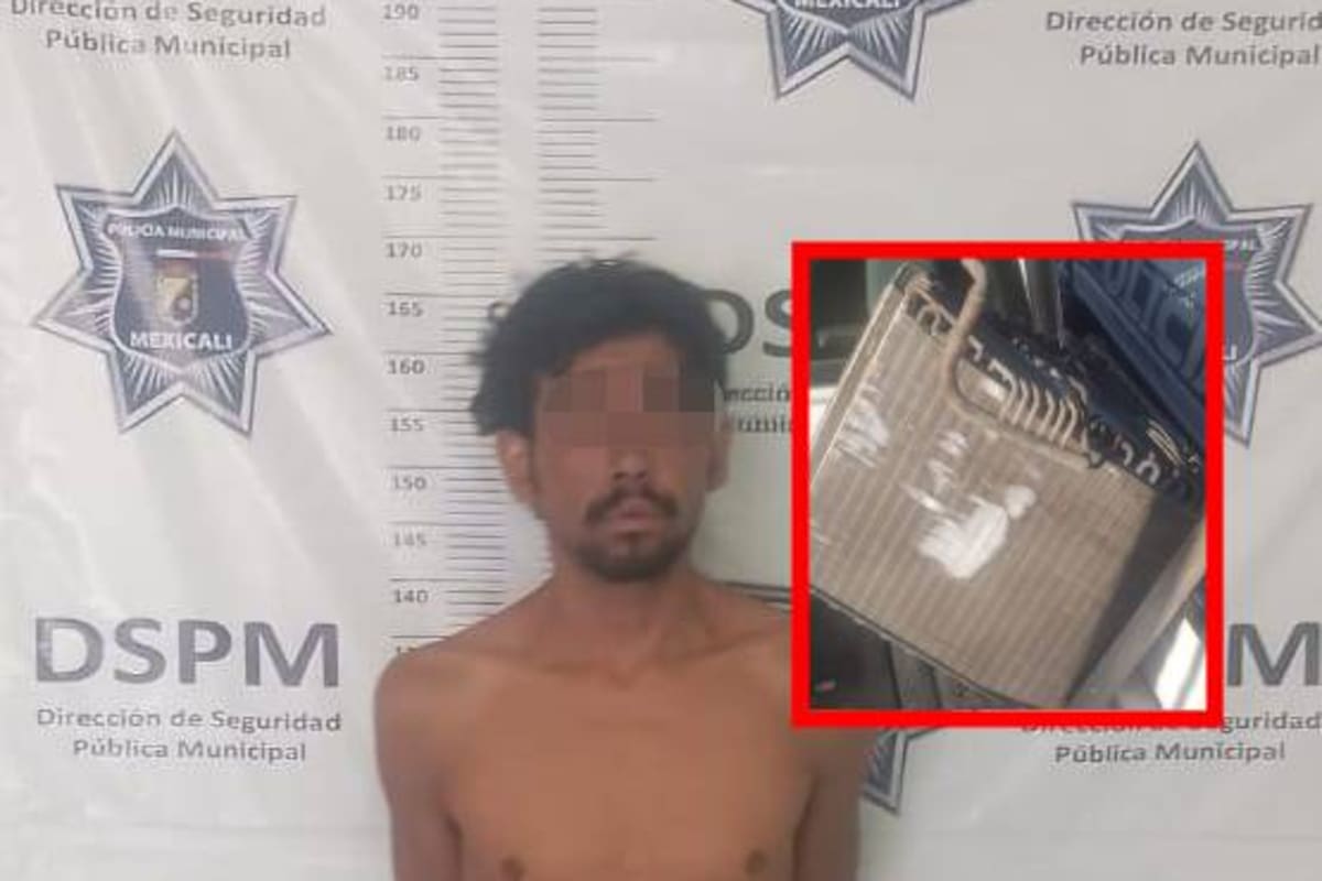 Arrestan a sujeto tras robar equipo de refrigeración en primaria