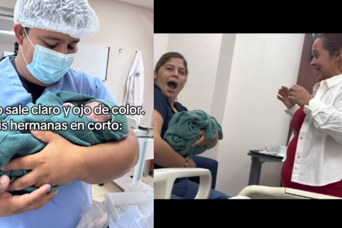 Hombre graba a sus hermanas burlándose de él porque su hijo no se parece en nada a él