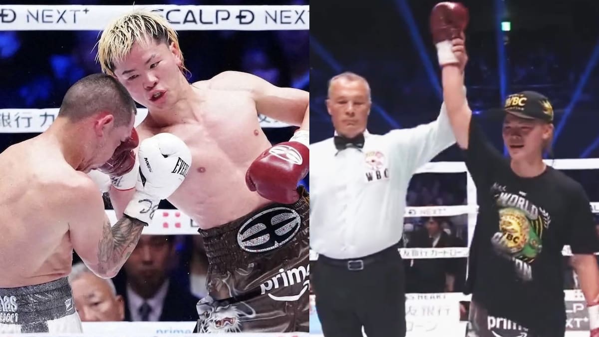 Juan Francisco “Gallo” Estrada cae por nocaut técnico ante Tenshin Nasukawa en Tokio y pierde la oportunidad por el título peso gallo del CMB