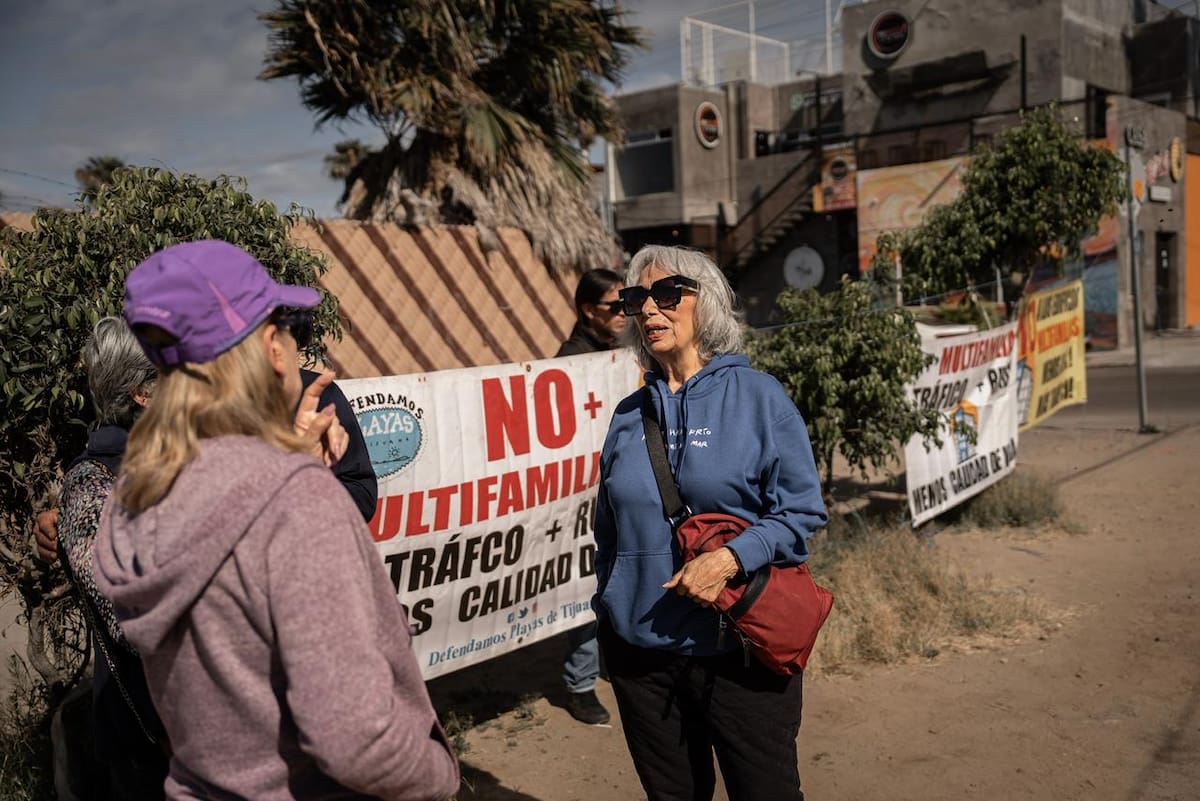 Vecinos rechazan proyecto habitacional en Cañada Azteca por tráfico, saturación de servicios y posible impacto ambiental. Foto: BorderZoom