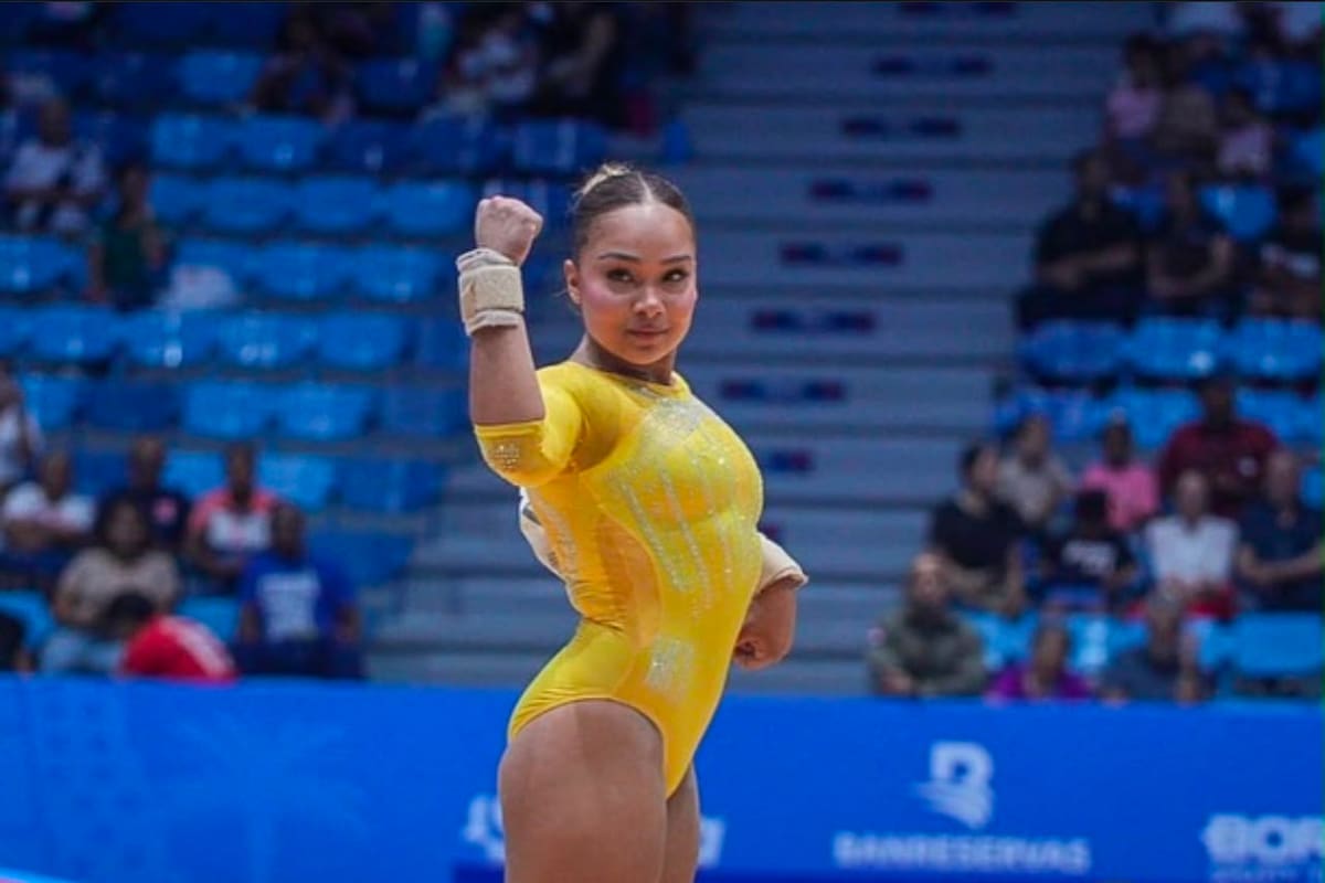 Natalia Escalera gana oro en el all-around de gimnasia en Santo Domingo 2026