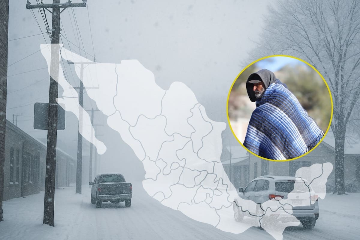 Vórtice Polar, la gran masa de aire gélido, traerá frío extremo y nevadas a 4 estados de México en esta fecha