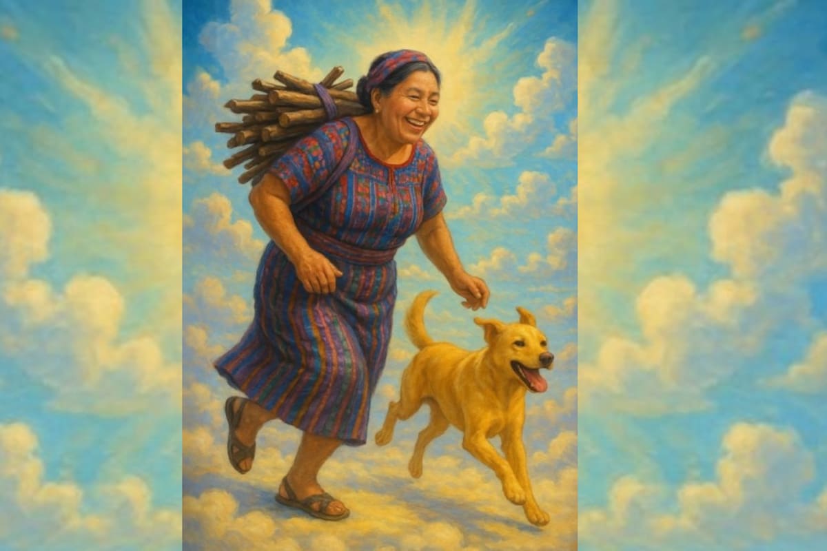 Hallan a mujer sin vida abrazada a su perrito tras los sismos en Guatemala