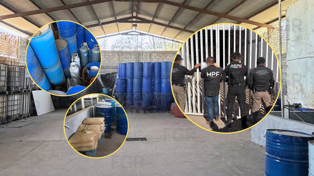 Desmantelan narcolaboratorio en Esperanza; aseguran casi 26 toneladas de precursores