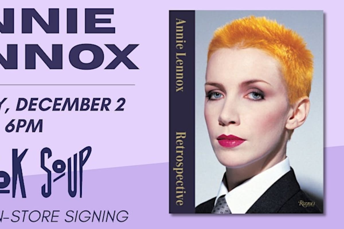 Annie Lennox presenta y firma su libro visual Retrospective en Los Ángeles