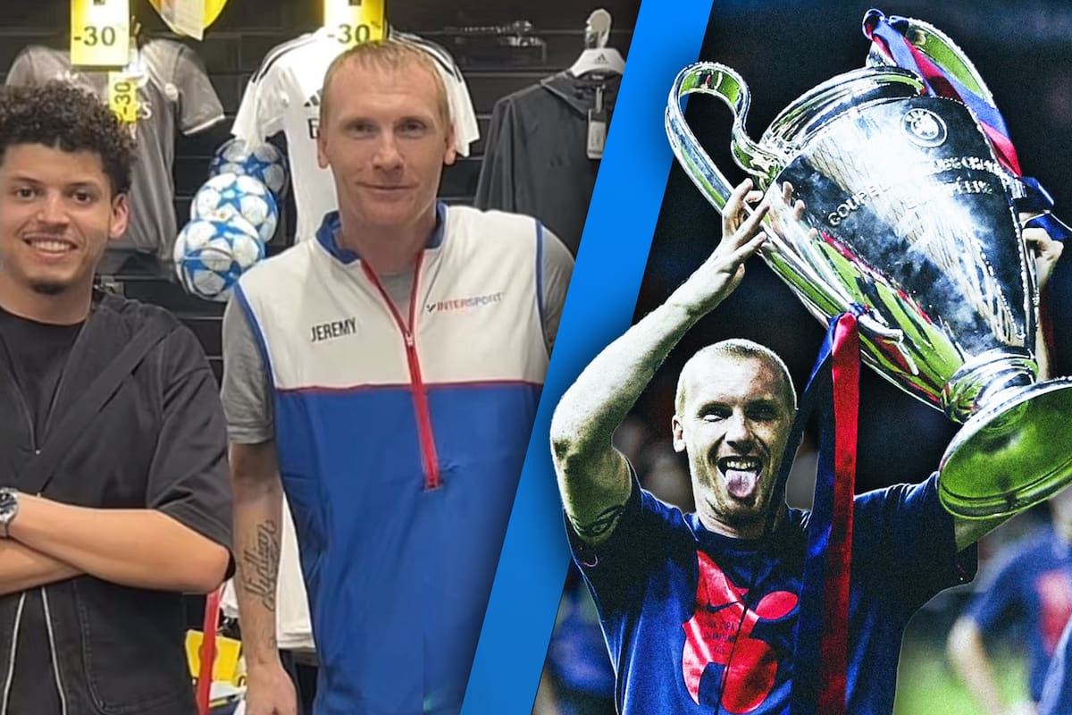 Ex-futbolista del Barcelona y campeón de Champions ahora trabaja en una tienda de deportes