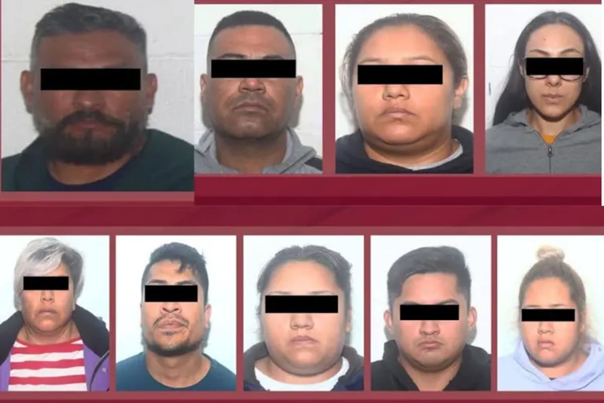 Capturan a nueve presuntos integrantes de grupo delictivo en Estado de México; son acusados de homicidio, extorsión y robo