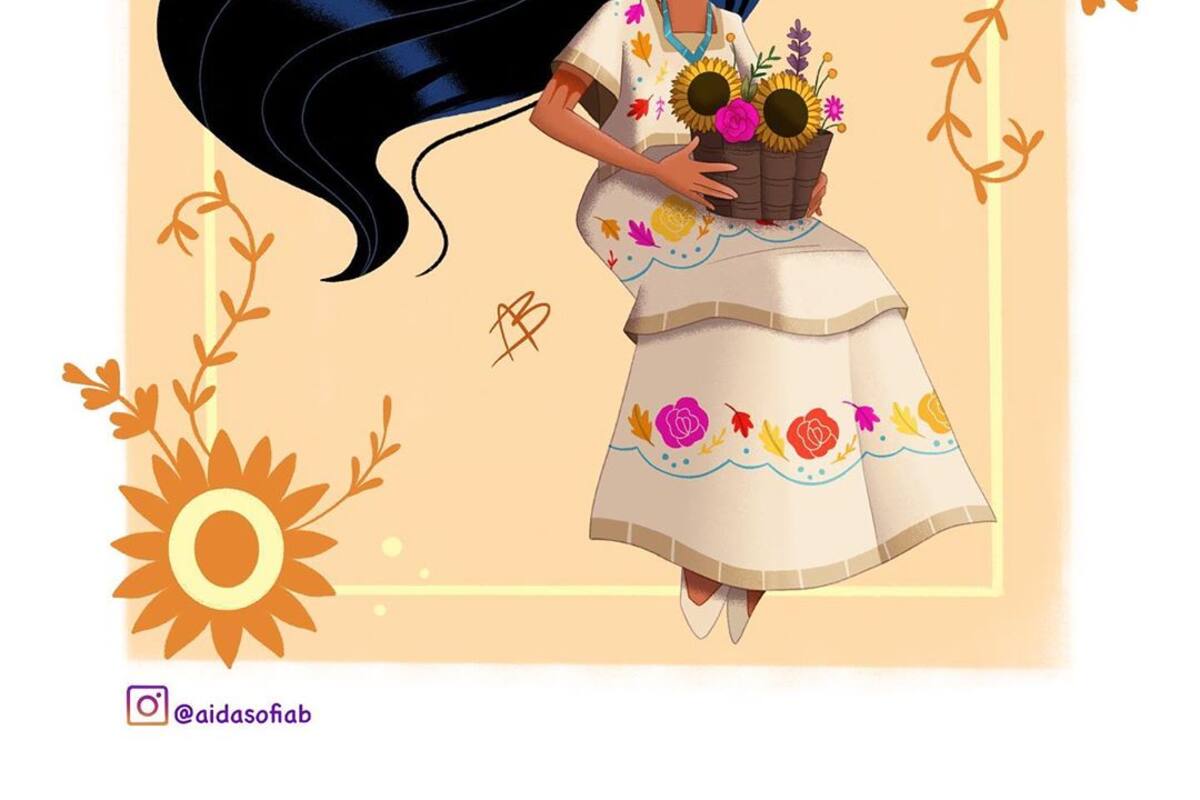 Princesas de Disney lucen trajes típicos mexicanos