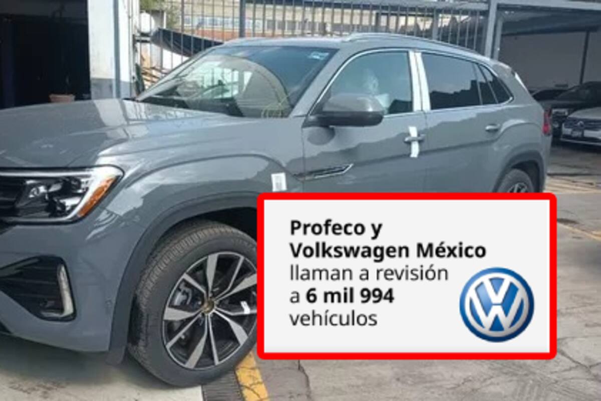ALERTA: Profeco y Volkswagen México llaman a revisión a 6,994 vehículos