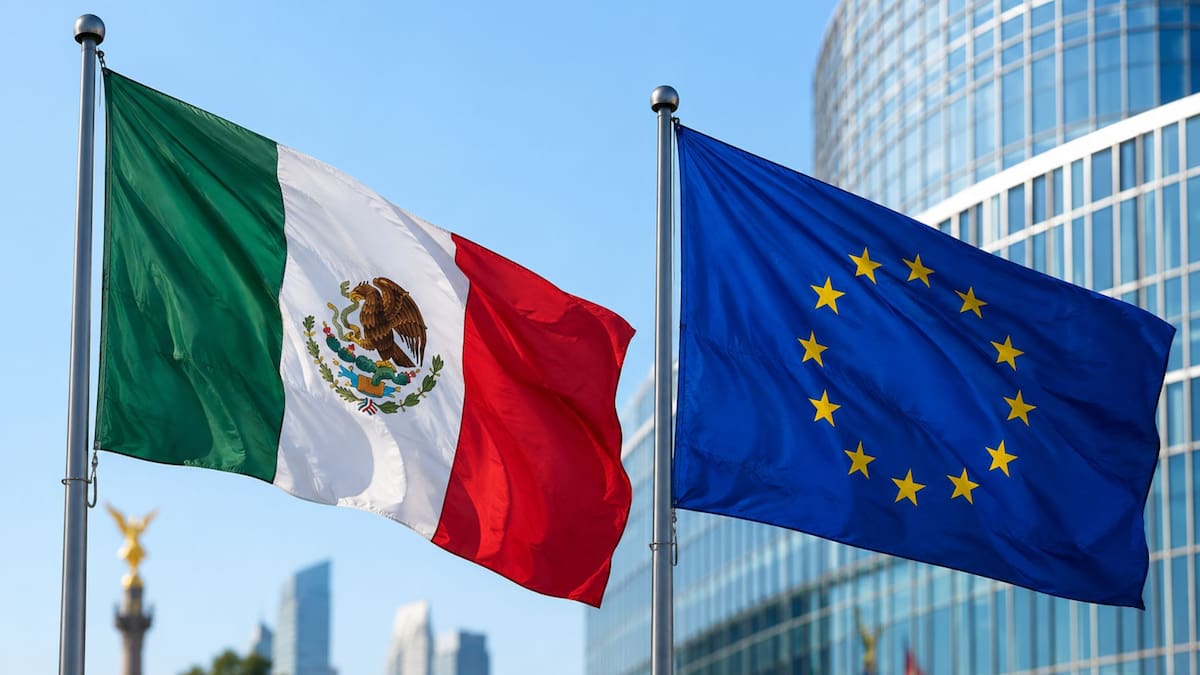 México y la Unión Europea modernizan su Acuerdo Global tras seis años de parálisis, eliminando aranceles para diversificar las exportaciones nacionales frente a las tensiones comerciales con Estados Unidos