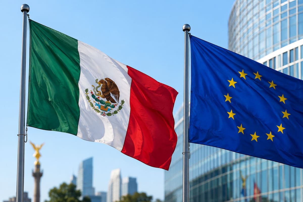 México y la Unión Europea modernizan su Acuerdo Global tras seis años de parálisis, eliminando aranceles para diversificar las exportaciones nacionales frente a las tensiones comerciales con Estados Unidos