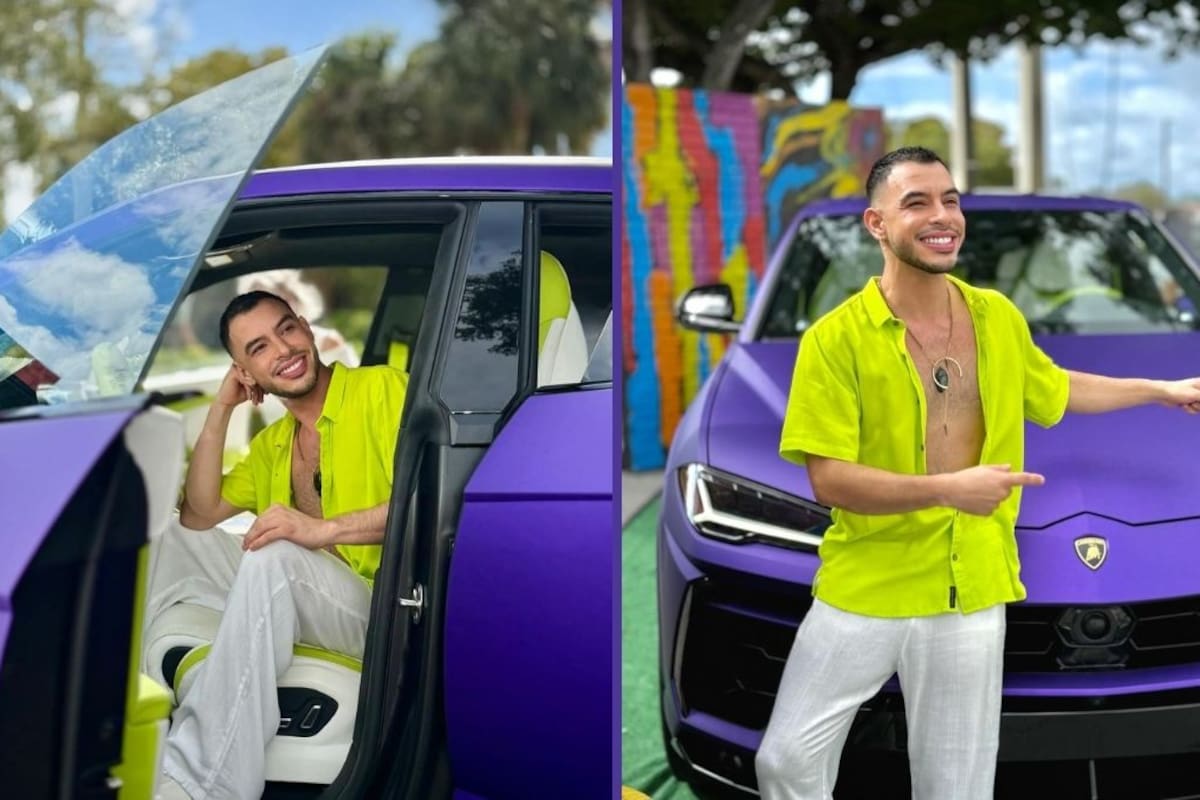Ganador del Lamborghini morado de Shakira considera venderlo: “Es bastante costoso mantenerlo”