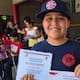 Miguel Ángel Oduño Bermúdez, el cadete más destacado de la Brigada Infantil de Bomberos, invita a más jóvenes a sumarse a estas actividades