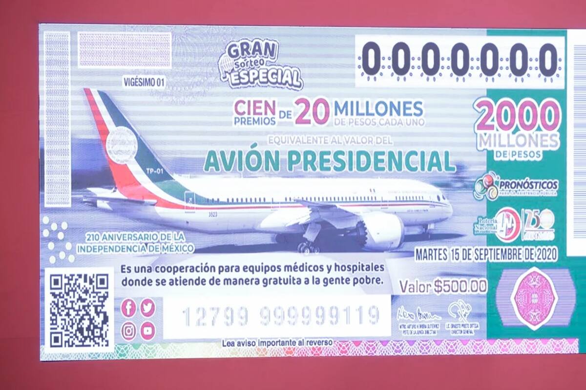 Exponen carta donde piden a notarios comprar "cachitos" para rifa del avión