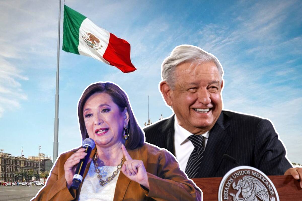 Xóchitl Gálvez exige a AMLO izar la Bandera en el Zócalo durante la Marea Rosa