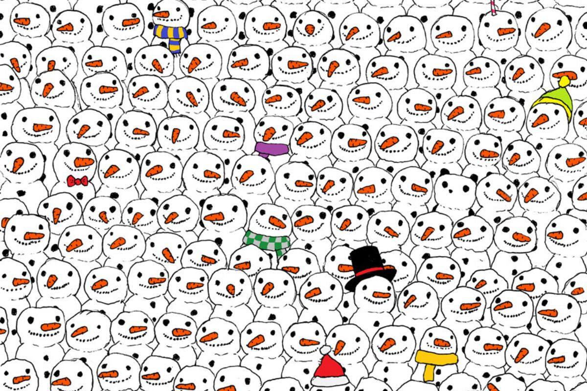Acertijo visual: ¿Puedes encontrar al panda oculto entre los pingüinos en menos de 10 segundos?