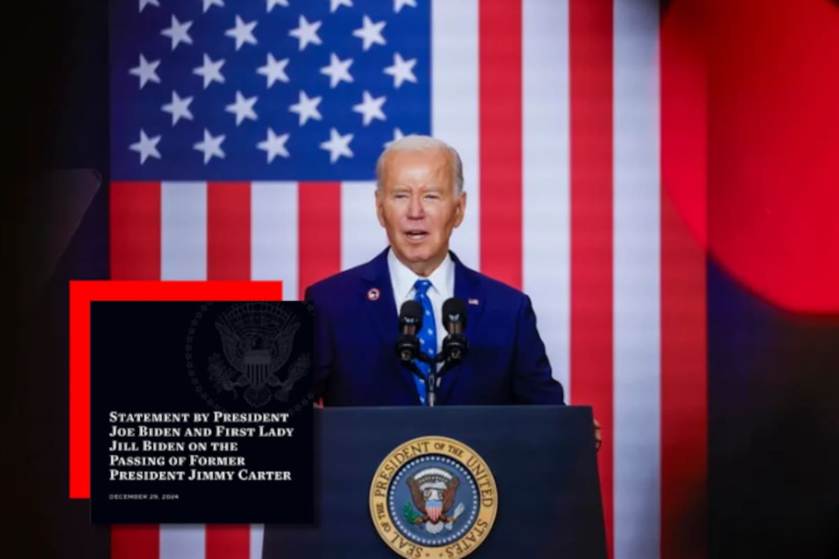 Joe Biden lamenta la muerte de Jimmy Carter y lo describe como un líder extraordinario