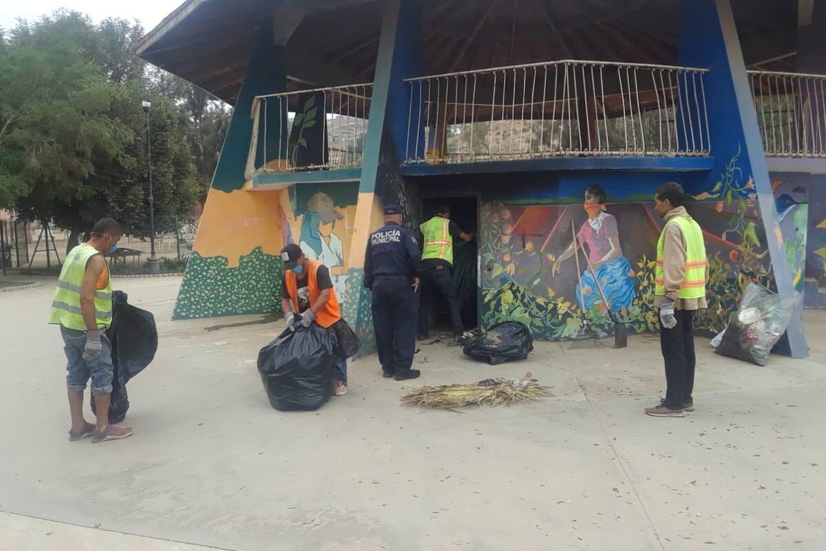 Ubican y destruyen picadero en el parque Magaña en Maneadero