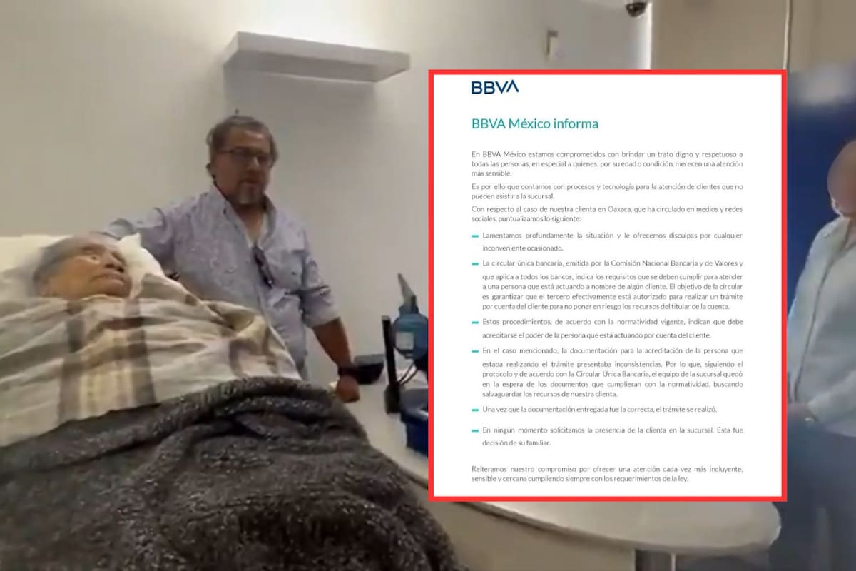 BBVA México se disculpa por caso de cliente de 96 años en Oaxaca: ¿Qué pasó según la institución bancaria?