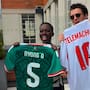 Lupita Nyong’o y Tom Holland dividen pasiones previo al México vs. Inglaterra