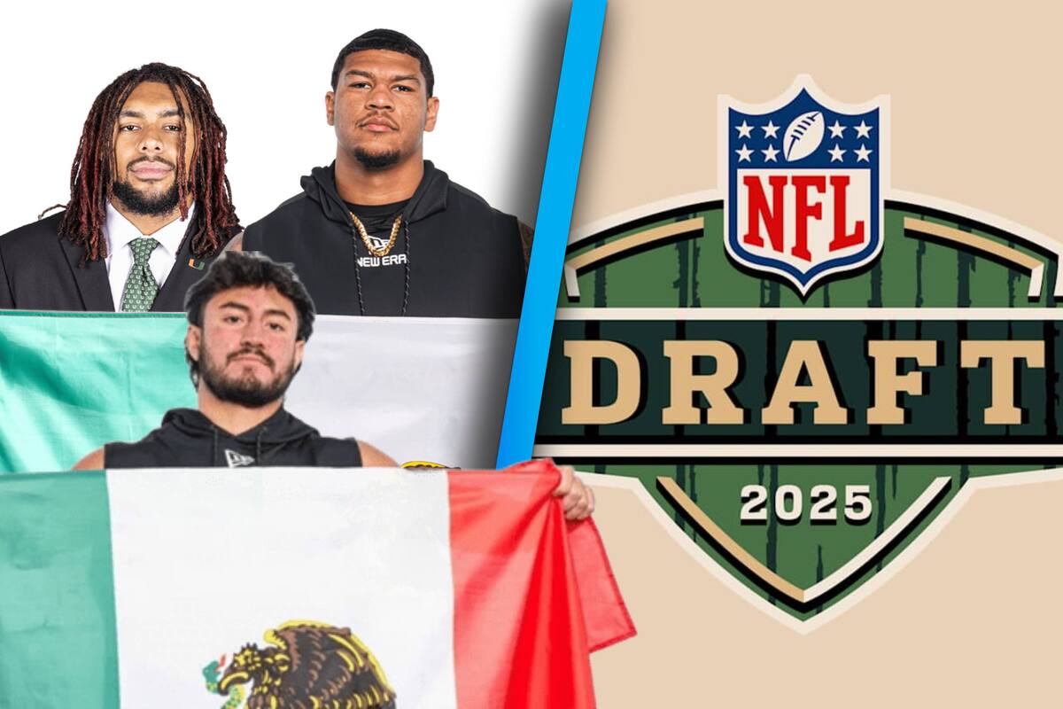 Ellos son los 3 mexicanos que brillaron en el Draft de la NFL 2025