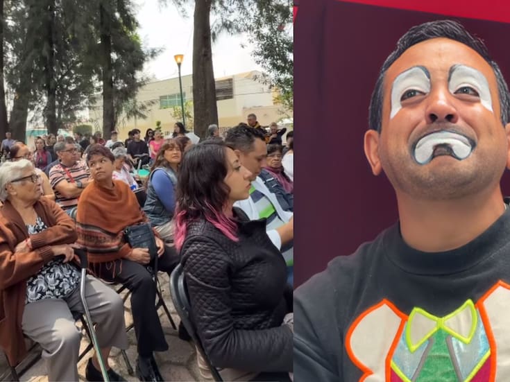 Luis Fernando Peña emociona a sus vecinos al ofrecer una obra de teatro gratis al aire libre