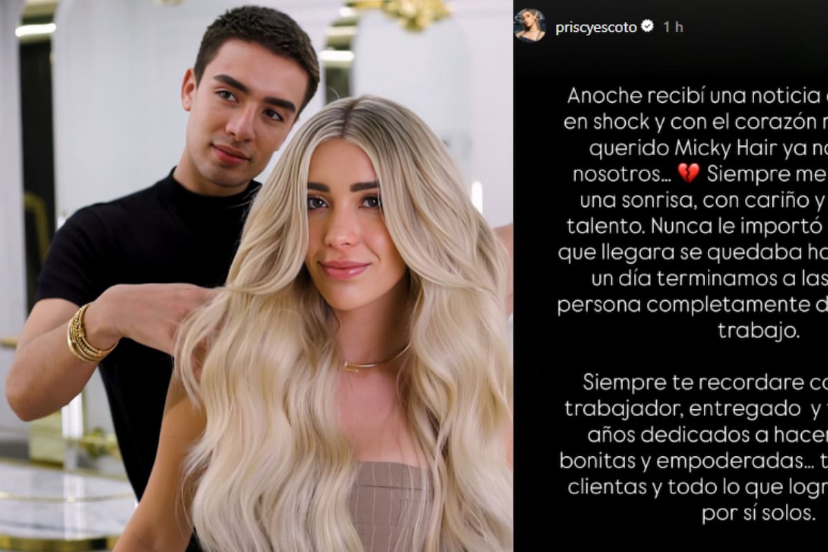 “Me dejó en shock”: Priscila Escoto reacciona al asesinato de Micky Hair, su estilista, con conmovedor mensaje