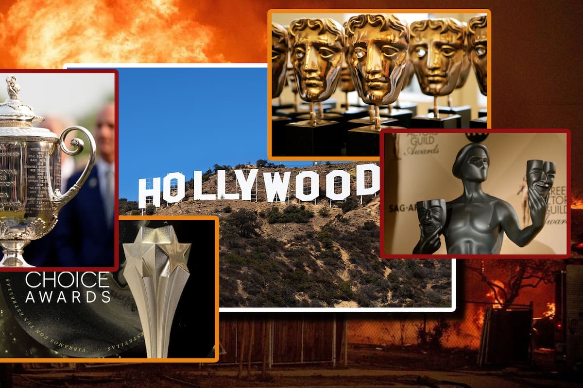 Temporada de premios y estrenos en Hollywood se posponen por incendios en Los Ángeles