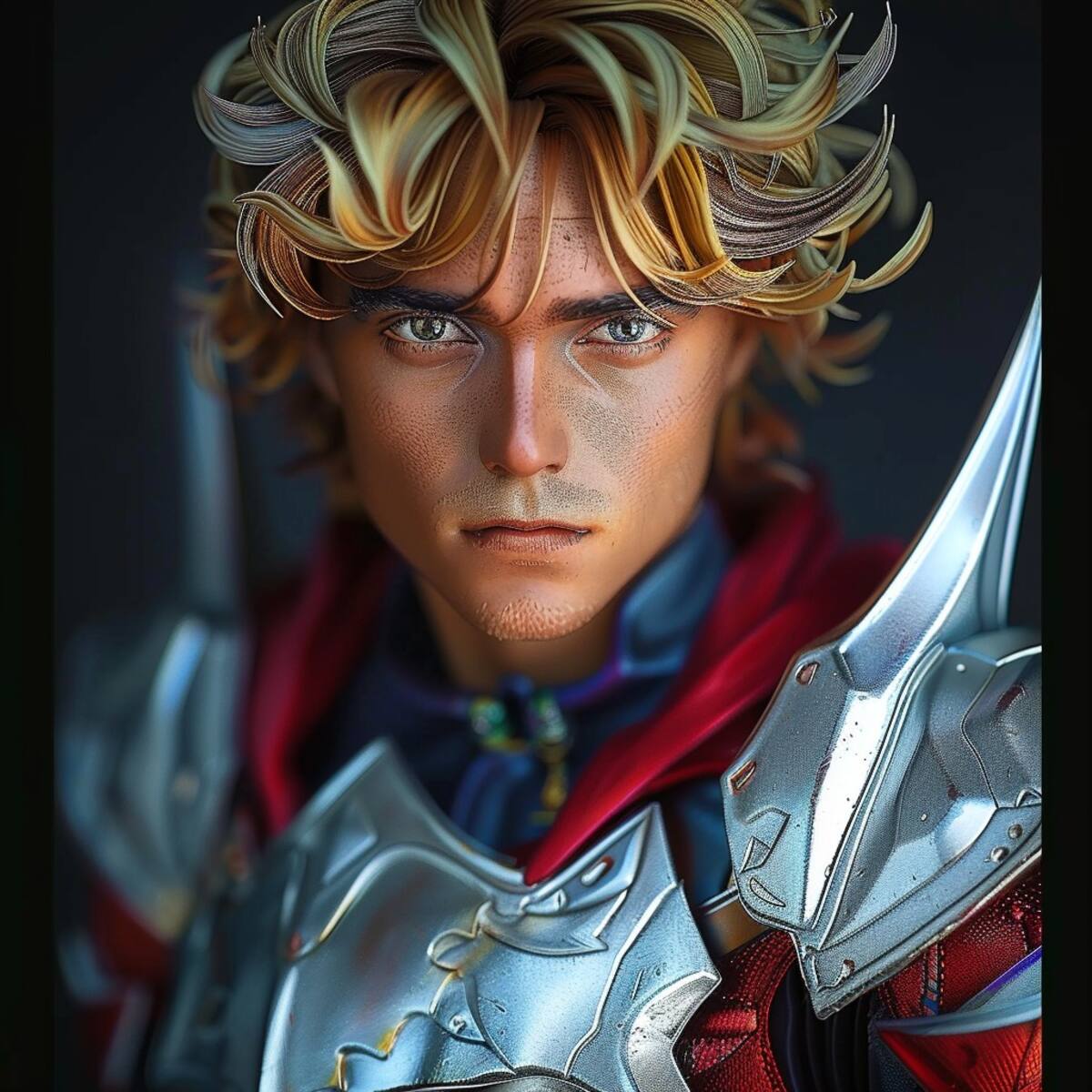 El entrenamiento de Hagen en una cueva de Asgard, dominando el Cosmos de Hielo y Fuego, cobra vida en esta reinterpretación AI.