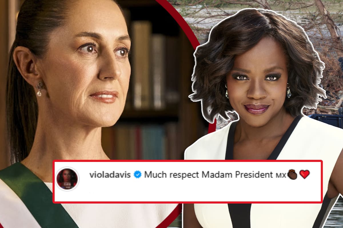 Claudia Sheinbaum agradece a Viola Davis por reconocer su apoyo ante las inundaciones en Texas; “honor a quien honor merece”