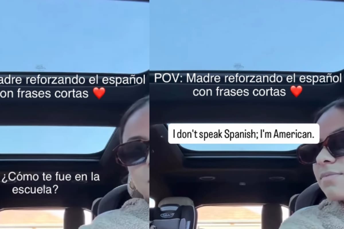 Soy estadounidense, no voy a hablar español: mujer corrige a su hija de ascendencia latina nacida en EU y desata debate
