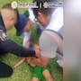 Instructor del Servicio de Protección Federal rescata a niño de 3 años tras caer a un lago en Teotihuacán y le aplica RCP para salvarle la vida