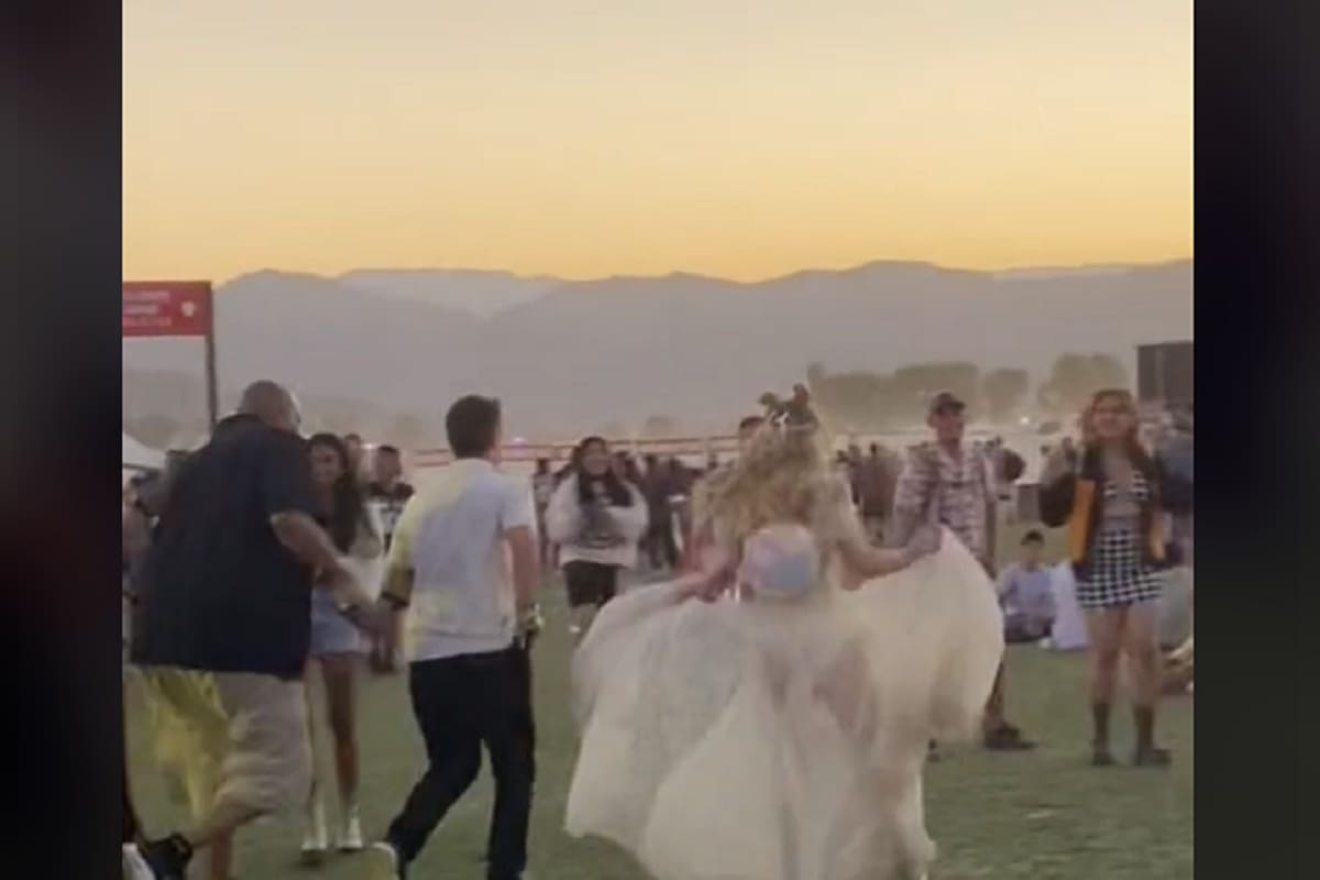 Guardaespaldas de Paris Hilton la persigue en festival de música y el video se vuelve viral en redes