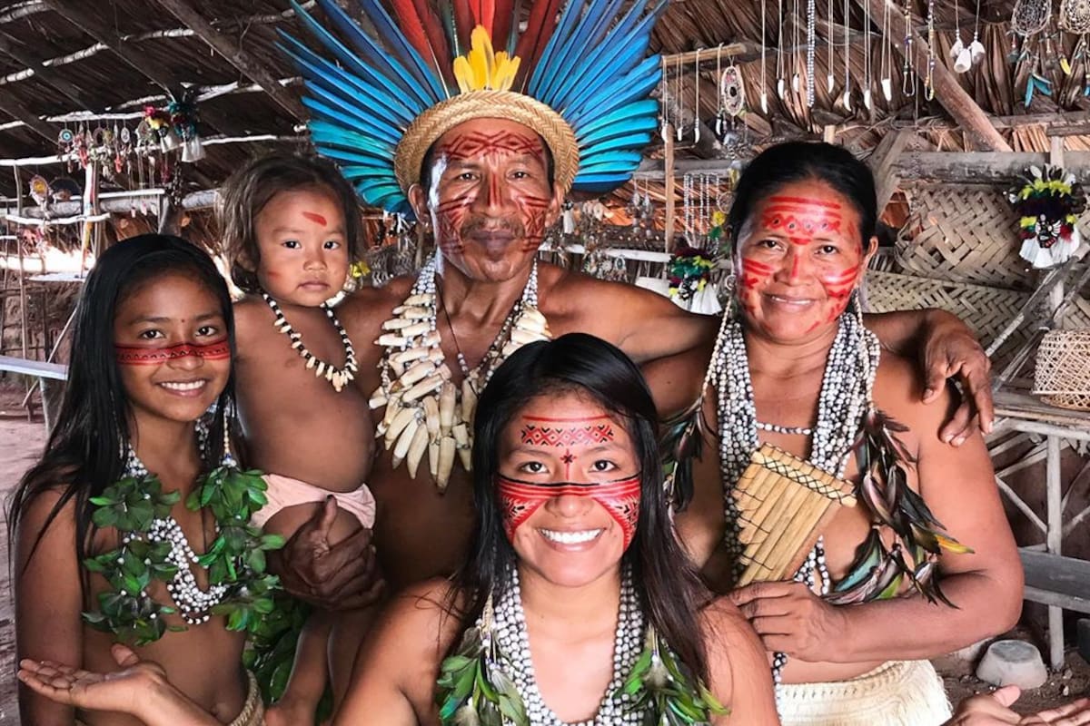 Joven indígena del Amazonas mostró su cultura en TikTok, tiene miles de fans