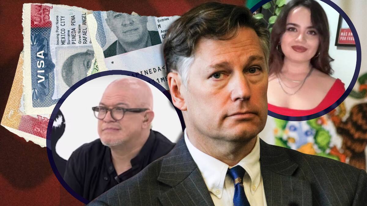 Por facistas: Caricaturista político rompe su visa en apoyo a Melissa Cornejo, y llama “señor vulgar facista” a Christopher Landau