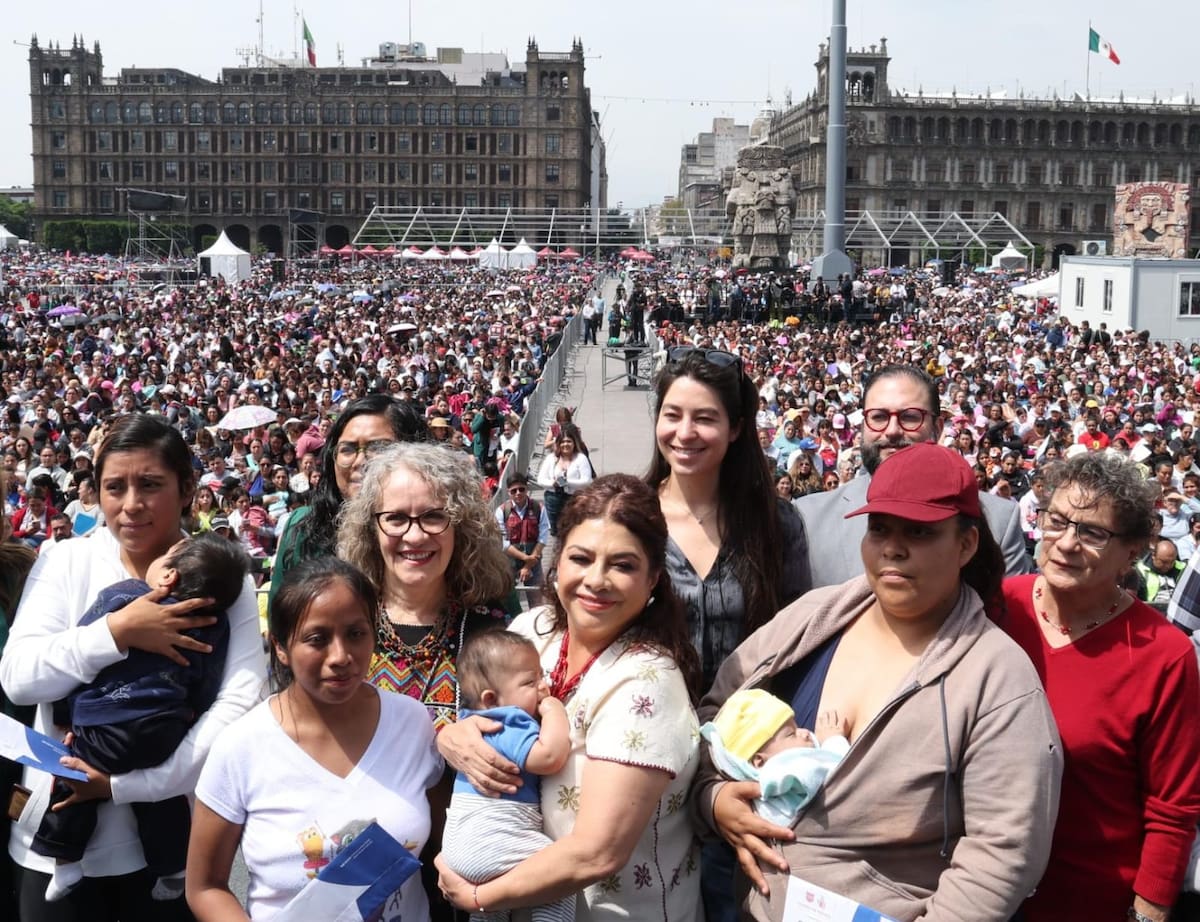 Clara Brugada avanza con el programa "Desde la Cuna" y anuncia que en 2026 será universal.
