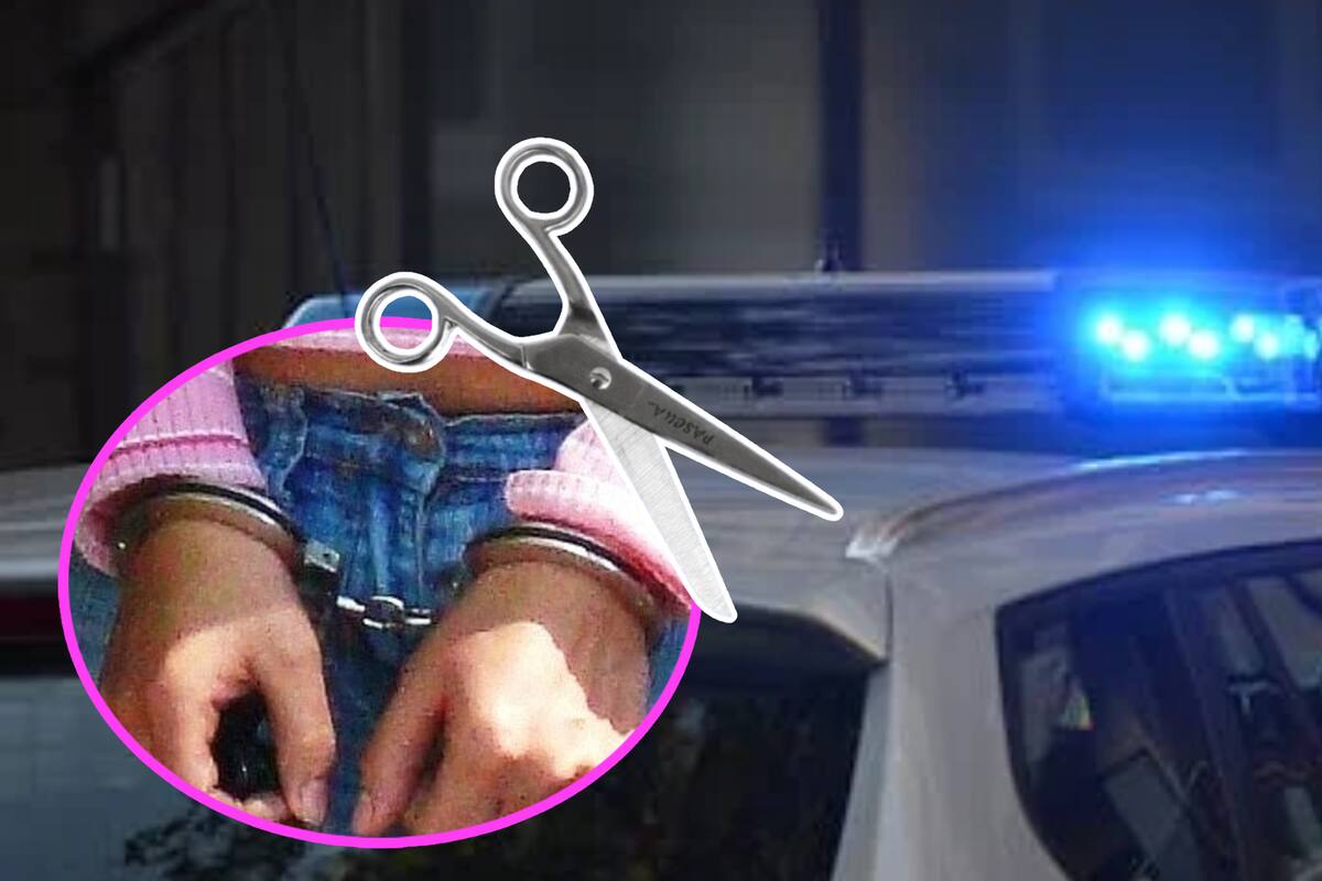 Mujer detenida tras atacar a pareja con tijeras en Pedregal
