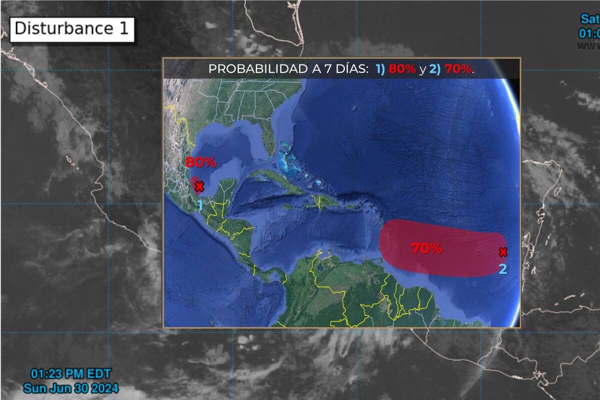 ¿Más ciclones en México? Conagua informa de nuevo sistema detectado
