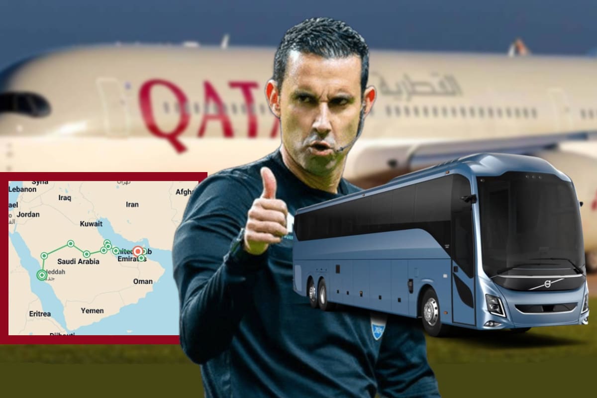 Árbitros mexicanos salen de Catar por tierra tras quedar varados por conflicto en Medio Oriente