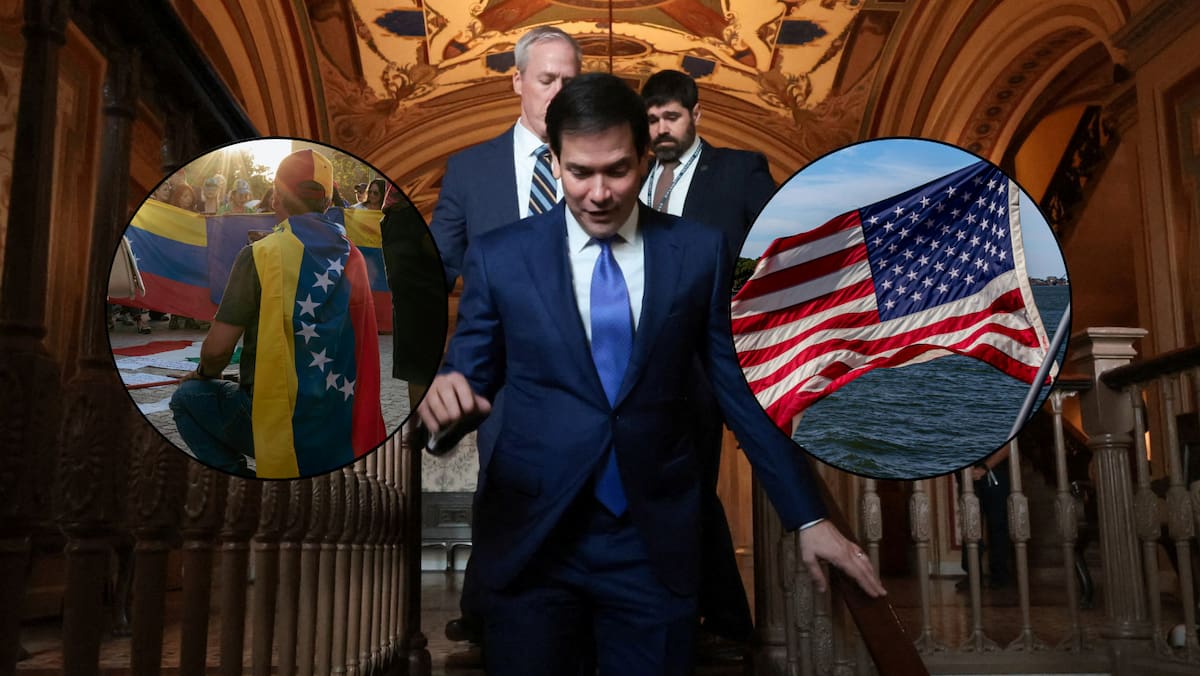 Estados Unidos presenta plan de tres fases para Venezuela tras la captura de Nicolás Maduro. Foto: Reuters, Canvas