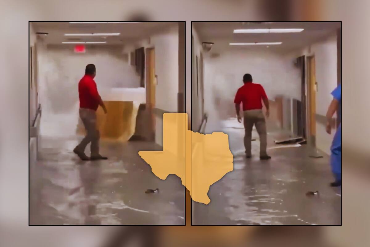 VIDEO: Fuertes lluvias provocan gran inundación en un hospital de Texas: ¿Qué pasó?